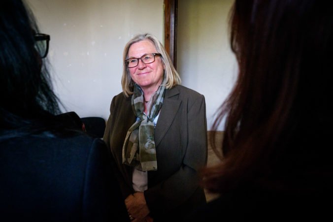 Končiacej nórskej veľvyslankyni Inge Magistad udelil medailu prezident Kiska