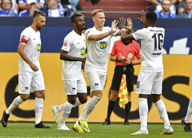 Hertha po bezmála 14 rokoch zdolala Schalke, gólovým hrdinom bol Ondrej Duda