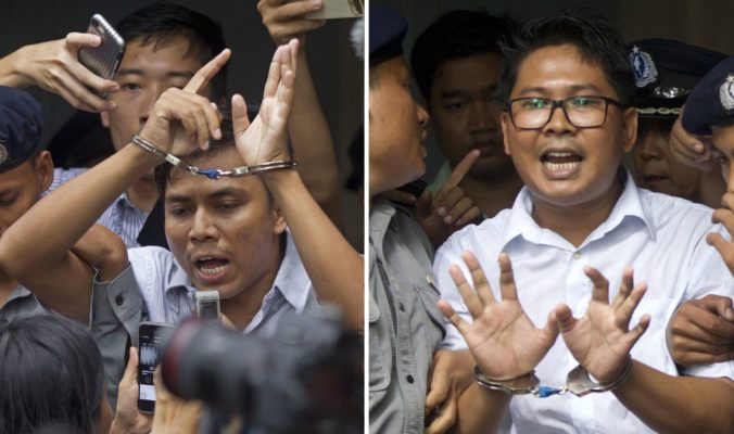 Súd v Mjanmarsku poslal novinárov z Reuters do väzenia, písali o popravách Rohingov