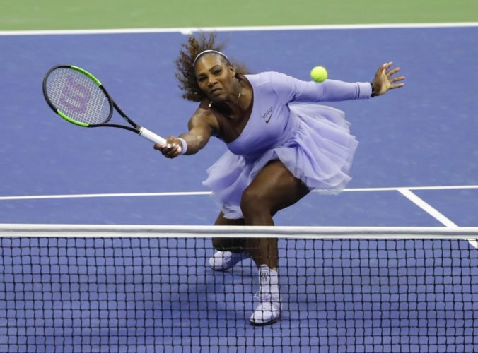 Video: Serena Wiliamsová uštedrila Sevastovovej kanára a jednoznačne postúpila do finále US Open