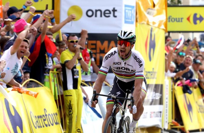 Video: Skvelý Peter Sagan skončil tretí v 18. etape pretekov Vuelta a Espaňa, hromadný špurt sa nekonal
