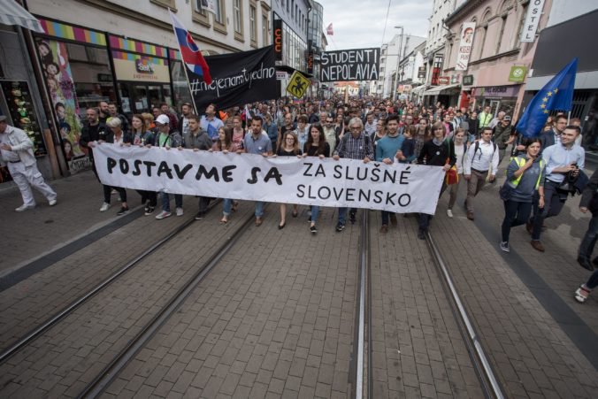Za slušné Slovensko naplánovaný pochod neruší, kľúčové je poznať meno objednávateľa vraždy Kuciaka