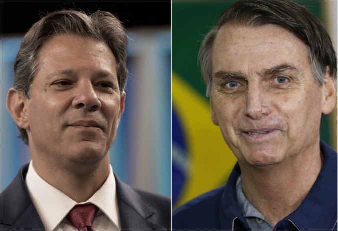 Bolsonaro ovládol prvé kolo prezidentských volieb v Brazílii, jeho vyzývateľom bude Haddad