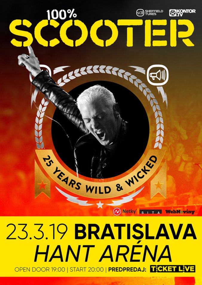 Legendárny Scooter oslávi na jar v Bratislave dvadsaťpäťku!