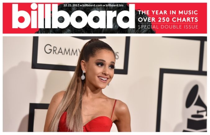 Magazín Billboard vyhlásil speváčku Arianu Grande za Ženu roka