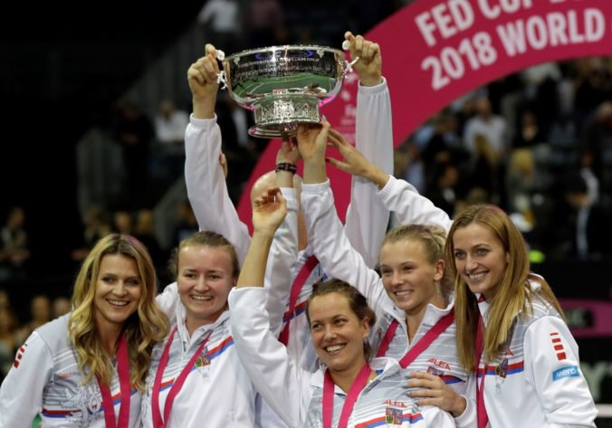 České tenistky sa tešia z titulu vo Fed Cupe, Američanky v netradičnej zostave nezískali ani bod