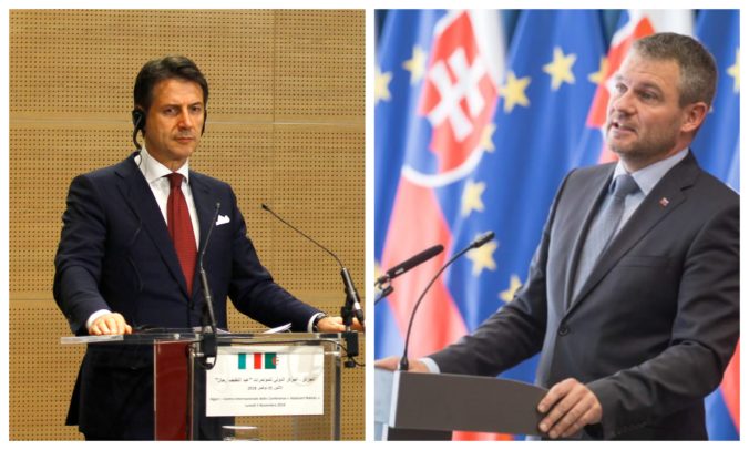 Premiér Pellegrini v Taliansku rokoval s Contem, pri problémoch s migrantmi mu ponúkol Gabčíkovo