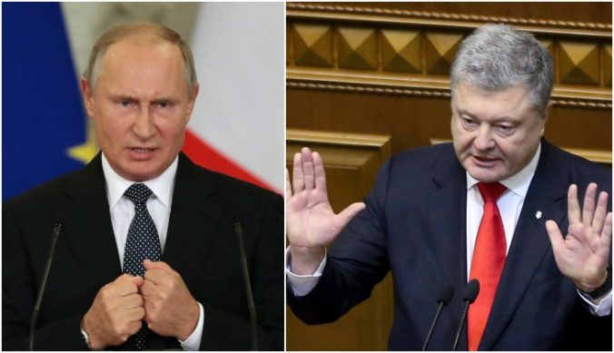 Putin obvinil za konflikt v Kerčskom prielive Porošenka, vraj si tak chcel politicky polepšiť