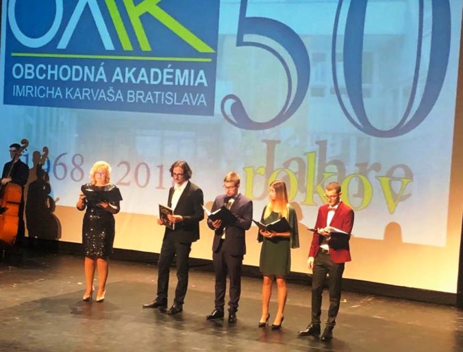 50. výročie založenia Obchodnej akadémie Imricha Karvaša Bratislava