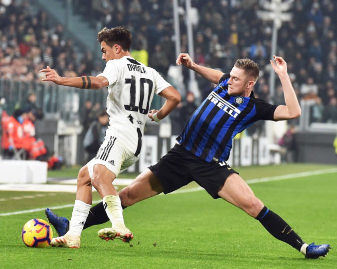 Video: Škriniar nezabránil tesnej prehre Interu Miláno na pôde Juventusu Turín