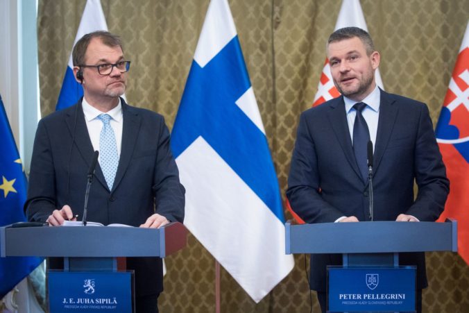Spôsob zmýšľania politikov Fínska je inšpirujúci, vraví Pellegrini po stretnutí s premiérom Sipiläom