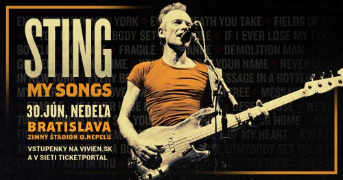 Sting: My Songs. Európske turné potvrdené
