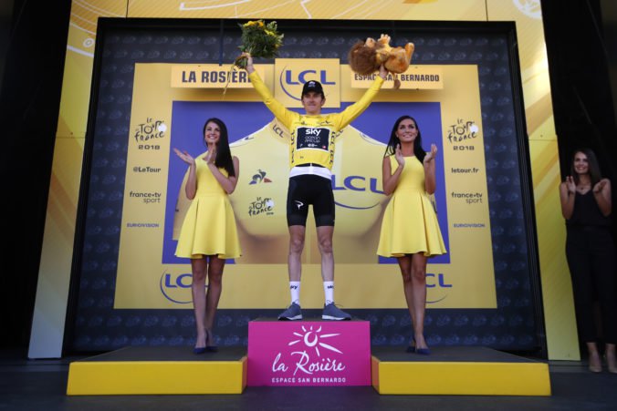 Víťaza Tour de France 2018 Gerainta Thomasa ocenia Radom britského impéria
