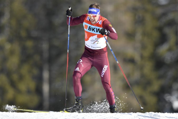 Usťugov zvíťazil v behu na lyžiach v Toblachu, svoj náskok zvyšoval už po piatich kilometroch