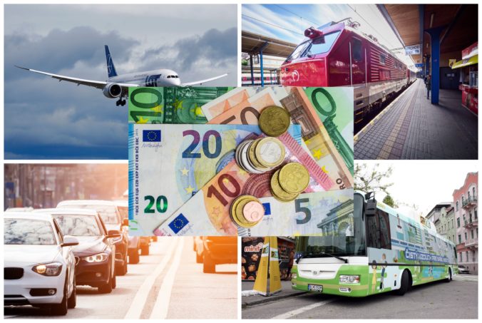 Slovákom vzrástol podiel výdavkov na dopravu, spomedzi krajín EÚ však míňame najmenej