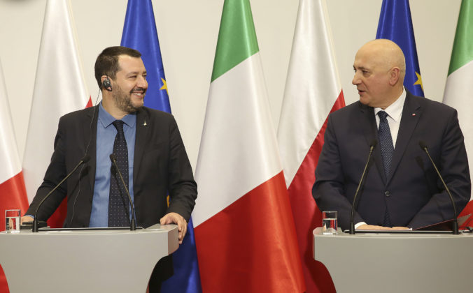 Salvini sľubuje po eurovoľbách „novú európsku jar“, vzťahy medzi Talianskom a Poľskom budú kľúčové