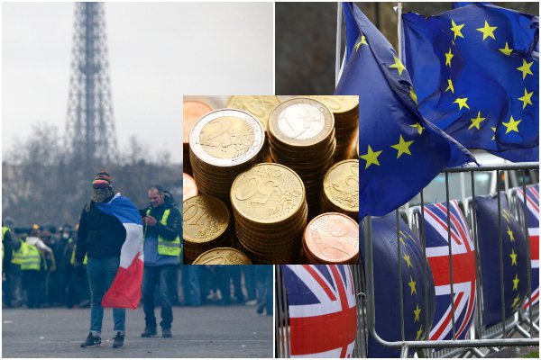 Eurozóne hrozí stagnácia, podľa agentúry Markit za to môže brexit aj protesty „žltých viest“