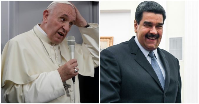 Maduro požiadal pápeža Františka o pomoc pri riešení krízy vo Venezuele