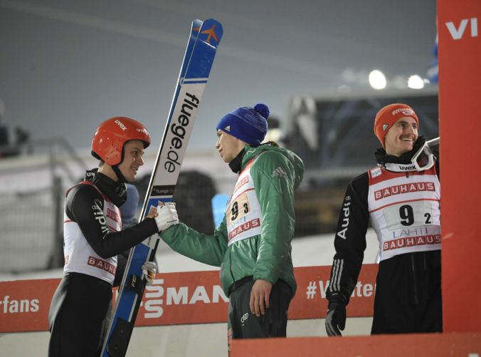 Rakúski skokani na lyžiach ovládli súťaž družstiev vo fínskom Lahti a nechali za sebou aj Nemcov