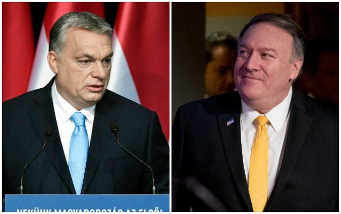 Šéf americkej diplomacie Mike Pompeo pricestoval do Maďarska, stretol sa aj s Viktorom Orbánom