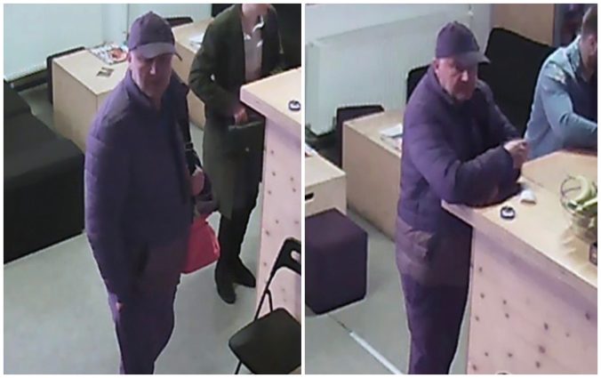 Foto: Polícia hľadá svedka krádeže vo fitcentre, zlodej si zo skriniek odniesol stovky eur