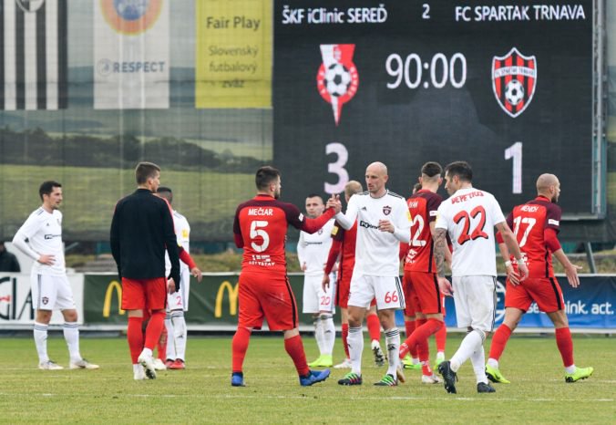 Trnava po prehre v Seredi nebude hrať v skupine o titul, Slovan ukončil základnú časť bez prehry