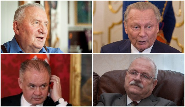 Prezidenti Slovenskej republiky – Michal Kováč, Rudolf Schuster, Ivan Gašparovič, Andrej Kiska