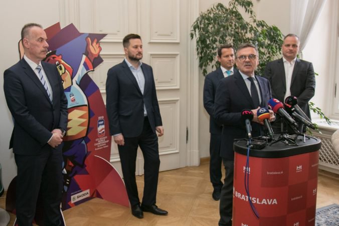 Video: Šampionát bude podľa Drobu skúškou pre Bratislavu, Fasel označil Slovensko za hokejovú krajinu