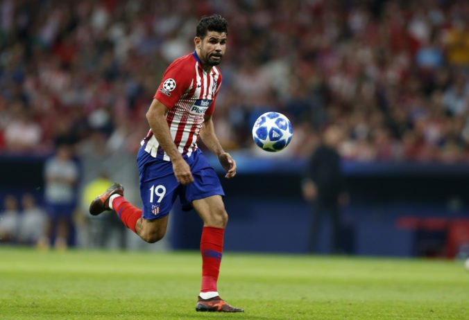 Diego Costa vynechal tréning Atlética, necíti podporu klubu po dištanci za inzultáciu rozhodcu