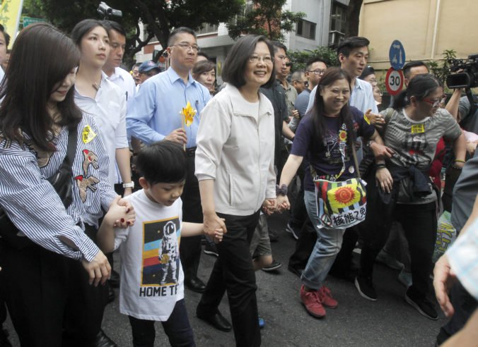 Prezidentka Taiwanu prišla na protest proti jadrovej energii, chce odstaviť atómové elektrárne