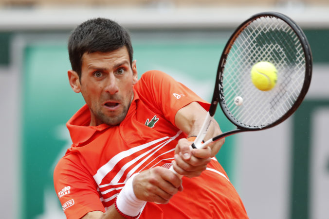 Djokovič hladko do štvrťfinále mužskej dvojhry na Roland Garros, Struffovi ponúkol jediný brejkbal