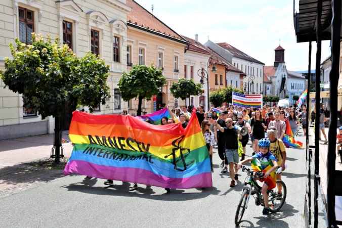 Foto: Ľudí na Pride v Banskej Bystrici spojila snaha o zmenu klímy v spoločnosti