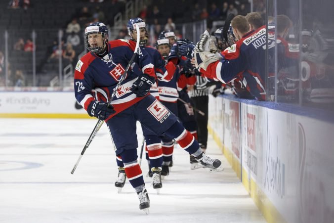 Slovenskí hokejisti na Hlinka Gretzky Cupe podľahli Američanom až po predĺžení