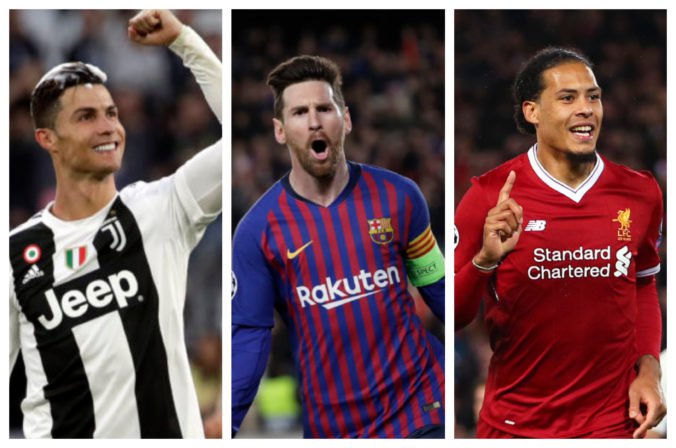 Najlepším hráčom roka podľa UEFA bude Cristiano Ronaldo, Lionel Messi alebo Virgil van Dijk