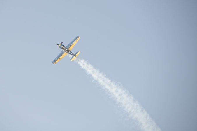 Foto: Košické letecké dni zlomili rekord, zlatým klincom bolo predstavenie Retro Sky Team