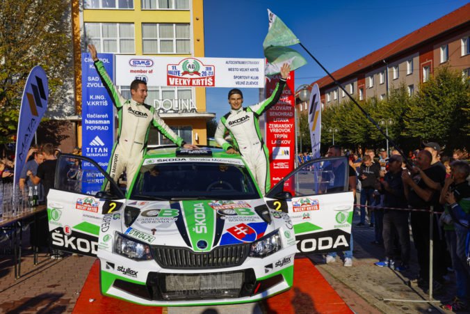 Víťazom Rallye Veľký Krtíš sa stal tím ŠKODA Slovakia Motorsport