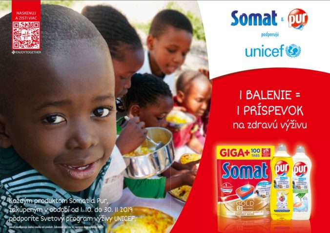 Značky Somat a Pur pomôžu deťom trpiacim podvýživou