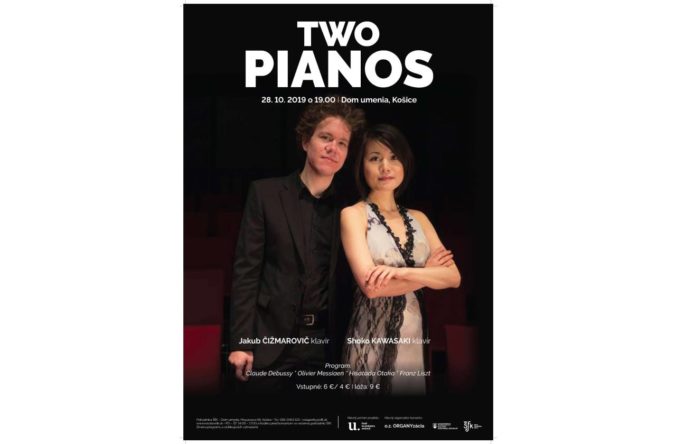 Two pianos – Jakub Čižmarovič a Shoko Kawasaki v Košiciach a Banskej Bystrici