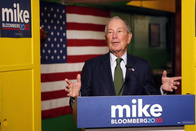 Bloomberg predstavil svoju hlavnú programovú prioritu v amerických prezidentských voľbách