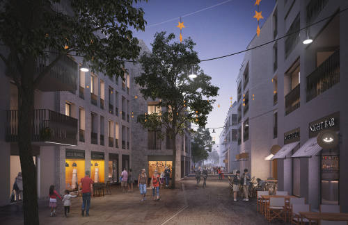 Nová štvrť Vydrica prinesie pod hrad byty aj parkovacie miesta, výstavba začína v roku 2020