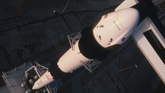 SpaceX pre silný vietor a vysoké vlny odložila testovanie únikového systému kapsuly Crew Dragon