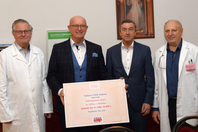 Nadácia COOP Jednota podporila v roku 2019 zdravotníctvo a lokálne komunity sumou štvrť milióna eur