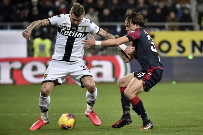 Juraj Kucka v Serie A strelil gól, jeho Parma si po remíze rozdelila body s Cagliari