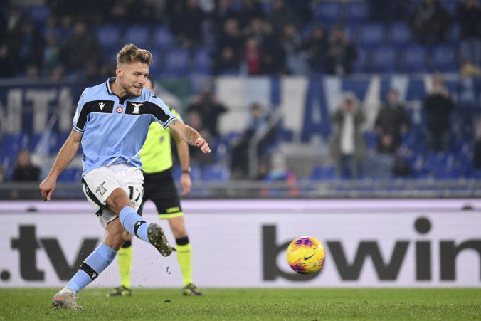 Ciro Immobile drží Lazio v hre o majstrovský titul, vyrovnal bradatý rekord Serie A