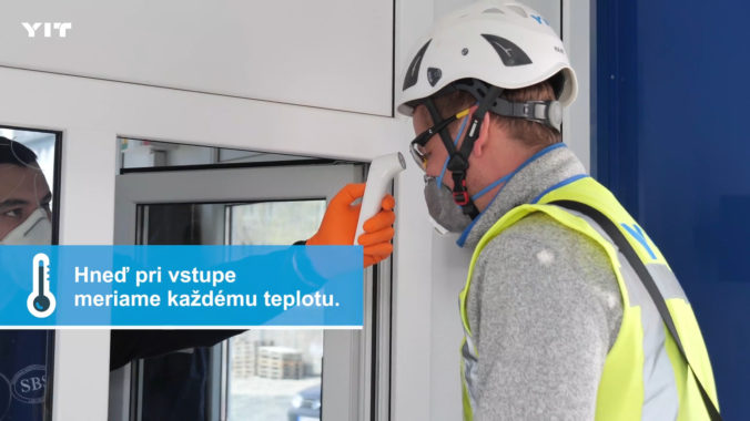 Spoločnosť YIT Slovakia za sprísnených opatrení pokračuje vo výstavbe svojich projektov