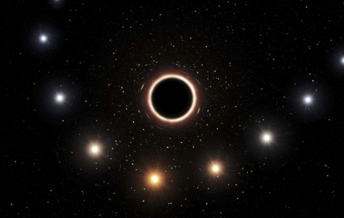 Hviezda obiehajúca okolo čiernej diery sa pohybuje v tvare, ktorý potvrdzuje teóriu Einsteina