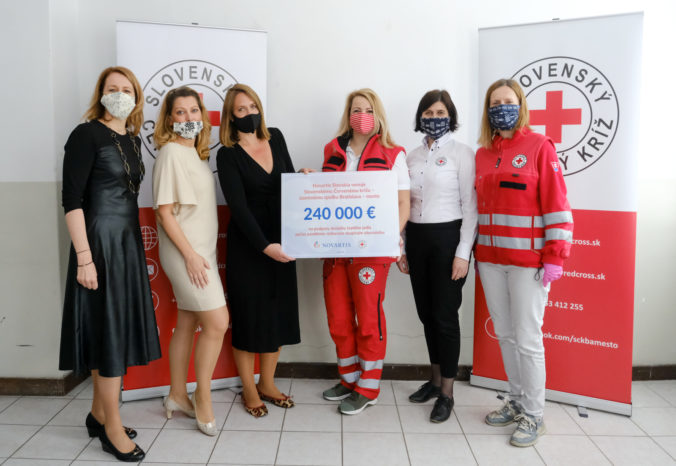 Spoločnosť NOVARTIS SLOVAKIA poskytne grant vo výške 240 000 EUR Slovenskému Červenému krížu – územný spolok Bratislava-mesto