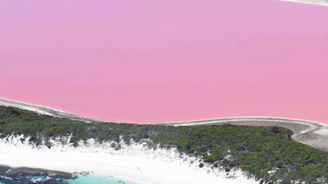 Jazero Lonar sa sfarbilo na ružovo, je meteorického pôvodu a staré tisícky rokov 