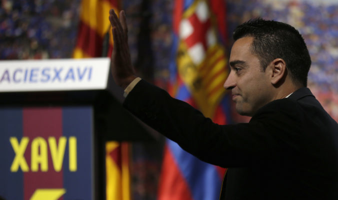 Xavi je horúcim kandidátom na trenéra FC Barcelona, ale je tam jedna prekážka