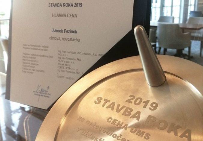 Zámok Pezinok získal v súťaži Stavba roka 2019 hlavnú cenu za svoju historickú obnovu